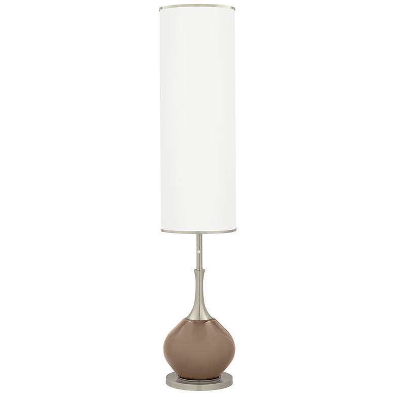 Image 1 Color Plus Jule 62 inch High Mocha Brown Modern Floor Lamp
