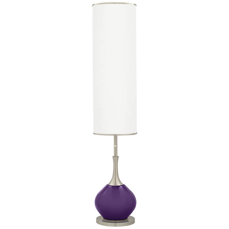 Image 1 Color Plus Jule 62 inch High Modern Acai Purple Floor Lamp