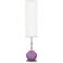 Color Plus Jule 62" High Modern African Violet Purple Floor Lamp
