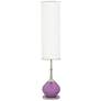 Color Plus Jule 62" High Modern African Violet Purple Floor Lamp