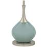 Color Plus Jule 62" High Modern Aqua-Sphere Blue Floor Lamp