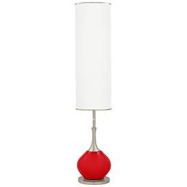 Image1 of Color Plus Jule 62" High Modern Bright Red Floor Lamp