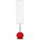 Color Plus Jule 62" High Modern Bright Red Floor Lamp