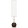 Color Plus Jule 62" High Modern Carafe Brown Floor Lamp