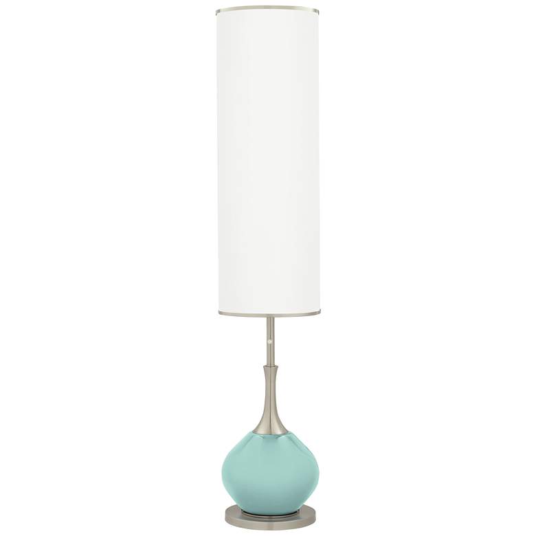 Image 1 Color Plus Jule 62" High Modern Cay Blue Floor Lamp