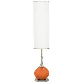 Image1 of Color Plus Jule 62" High Modern Celosia Orange Floor Lamp