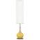 Color Plus Jule 62" High Modern Daffodil Yellow Floor Lamp