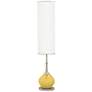 Color Plus Jule 62" High Modern Daffodil Yellow Floor Lamp