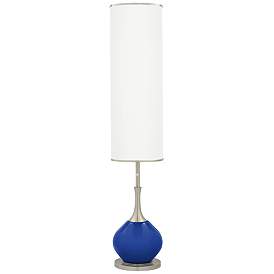 Image1 of Color Plus Jule 62" High Modern Dazzling Blue Floor Lamp