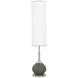 Image1 of Color Plus Jule 62" High Modern Deep Lichen Green Floor Lamp