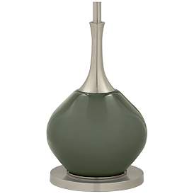 Image4 of Color Plus Jule 62" High Modern Deep Lichen Green Floor Lamp more views