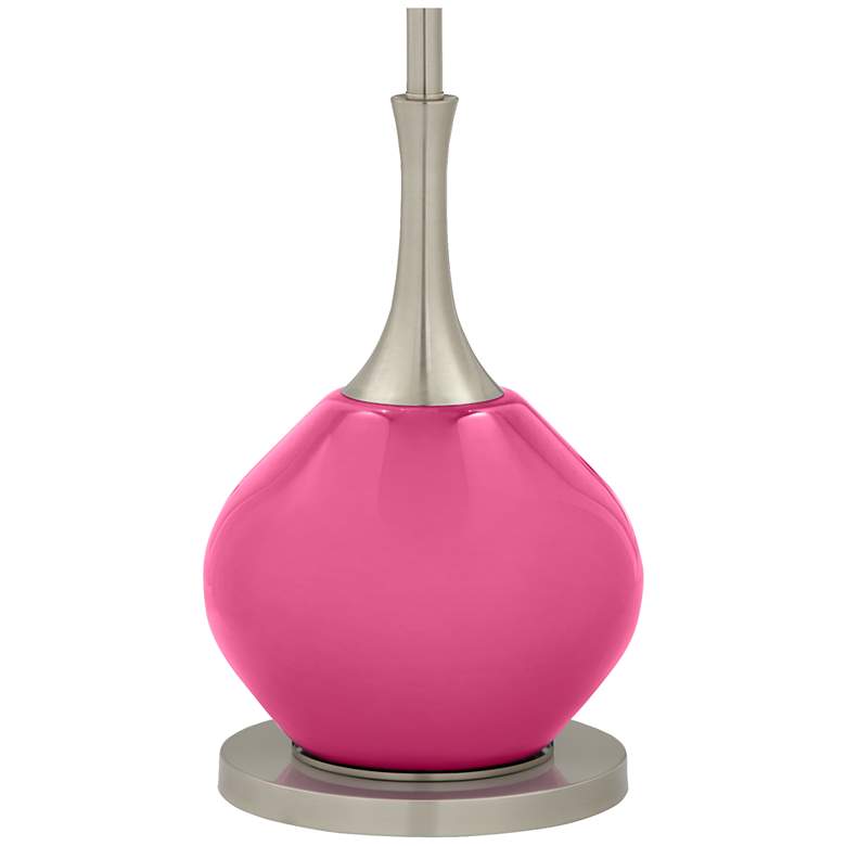 Image 4 Color Plus Jule 62" High Modern Glass Blossom Pink Floor Lamp more views