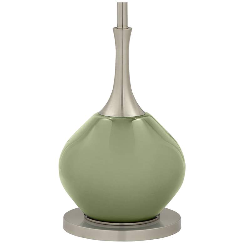 Image 4 Color Plus Jule 62" High Modern Glass Majolica Green Floor Lamp more views