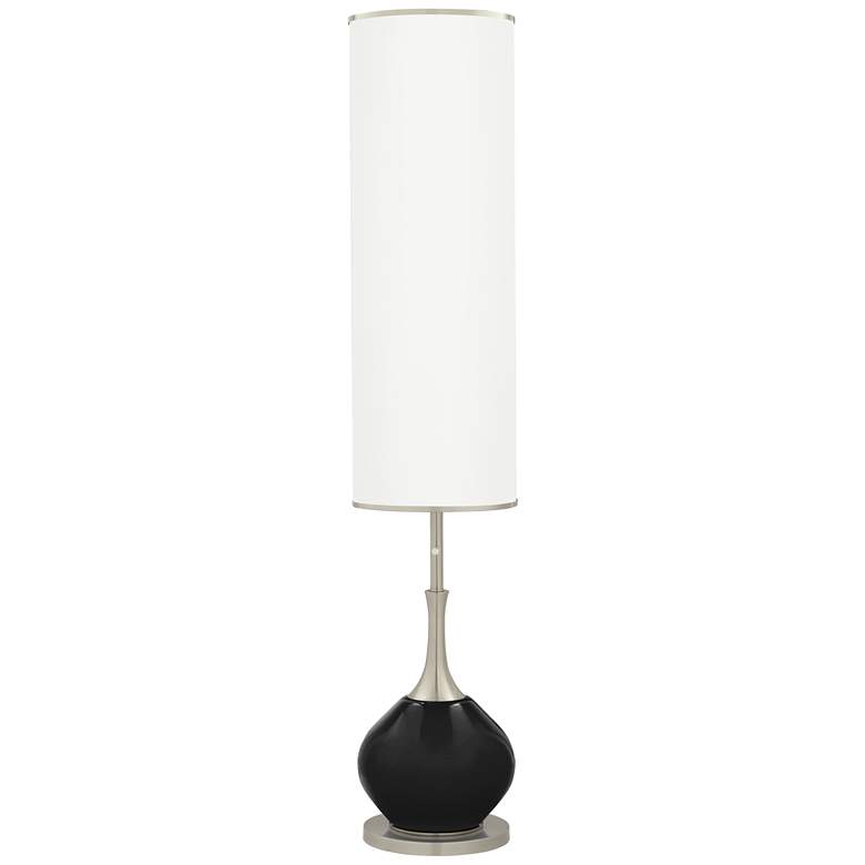 Image 1 Color Plus Jule 62 inch High Modern Glass Tricorn Black Floor Lamp