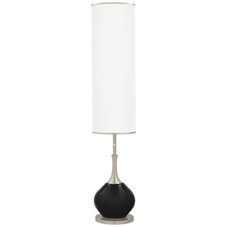 Image 1 Color Plus Jule 62" High Modern Glass Tricorn Black Floor Lamp
