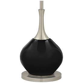 Image4 of Color Plus Jule 62" High Modern Glass Tricorn Black Floor Lamp more views