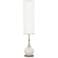Color Plus Jule 62" High Modern Glass Winter White Floor Lamp