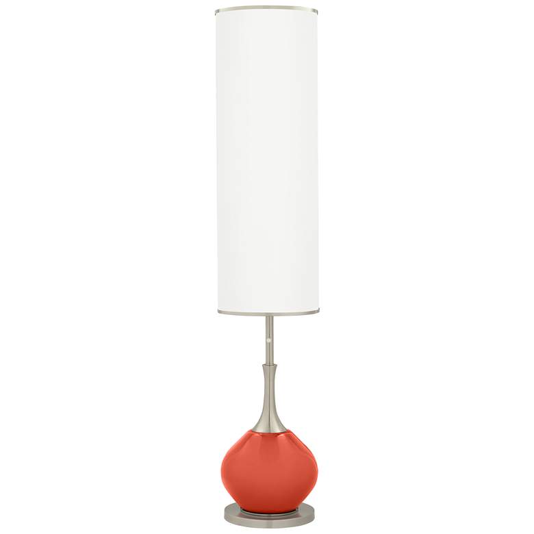 Image 1 Color Plus Jule 62 inch High Modern Koi Orange Floor Lamp