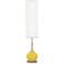 Color Plus Jule 62" High Modern Lemon Zest Yellow Floor Lamp