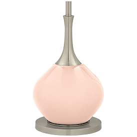 Image4 of Color Plus Jule 62" High Modern Linen Pink Floor Lamp more views