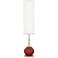 Color Plus Jule 62" High Modern Madeira Red Floor Lamp