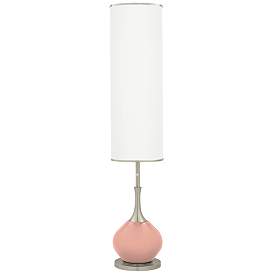 Image1 of Color Plus Jule 62" High Modern Mellow Coral Pink Floor Lamp