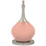 Color Plus Jule 62" High Modern Mellow Coral Pink Floor Lamp