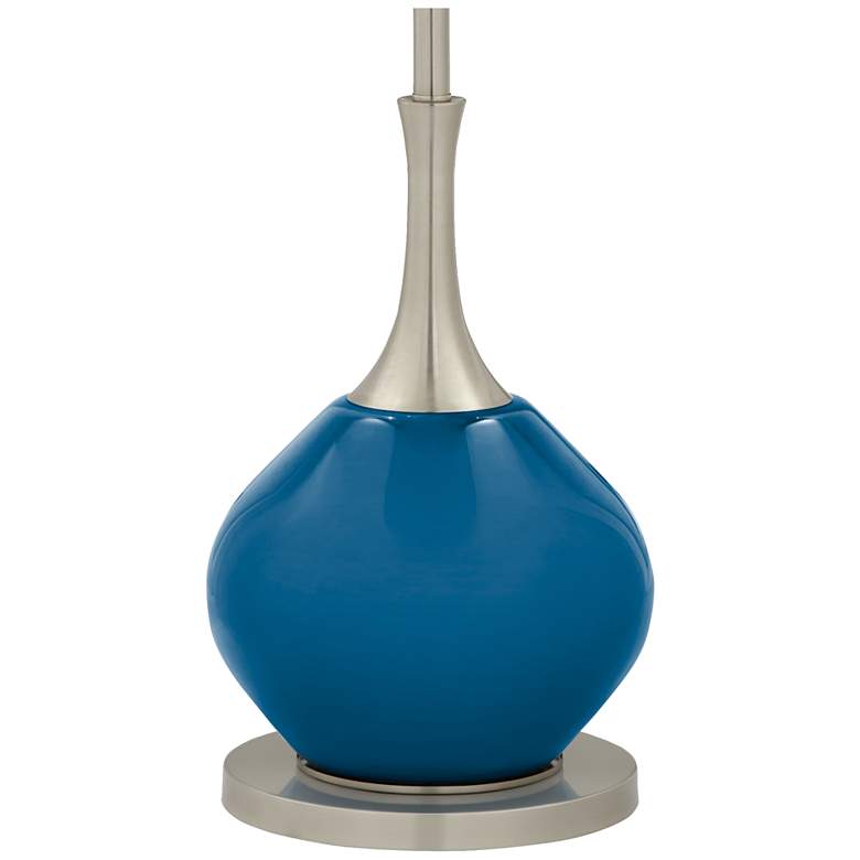 Image 4 Color Plus Jule 62" High Modern Mykonos Blue Floor Lamp more views