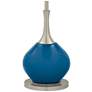Color Plus Jule 62" High Modern Mykonos Blue Floor Lamp