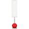 Color Plus Jule 62" High Modern Poppy Red Floor Lamp