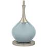 Color Plus Jule 62" High Modern Rain Blue Floor Lamp