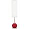 Color Plus Jule 62" High Modern Ribbon Red Floor Lamp