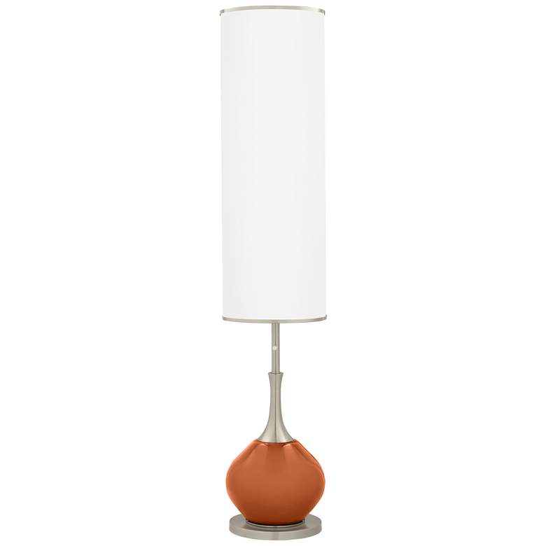 Image 1 Color Plus Jule 62" High Modern Robust Orange Floor Lamp