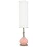 Color Plus Jule 62" High Modern Rose Pink Floor Lamp