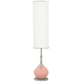 Image1 of Color Plus Jule 62" High Modern Rustique Warm Coral Pink Floor Lamp