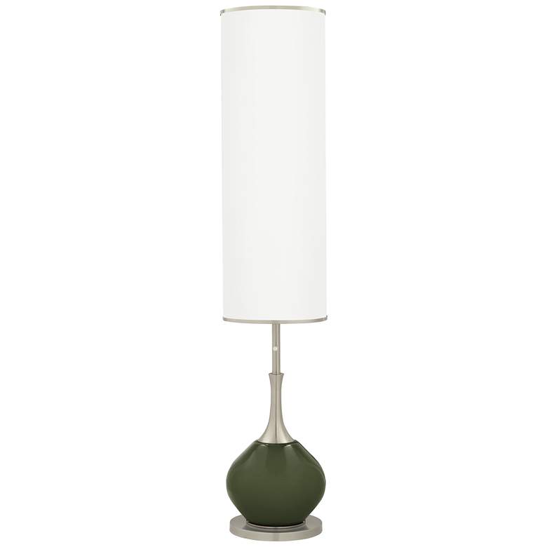 Image 1 Color Plus Jule 62 inch High Modern Secret Garden Green Floor Lamp