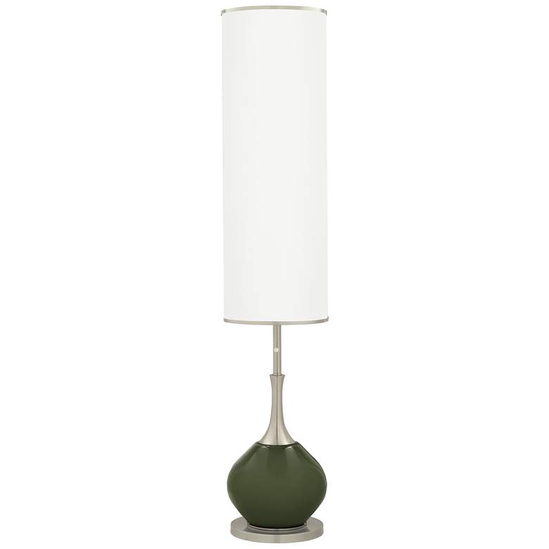 Image 1 Color Plus Jule 62" High Modern Secret Garden Green Floor Lamp