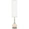 Color Plus Jule 62" High Modern Steamed Milk White Floor Lamp