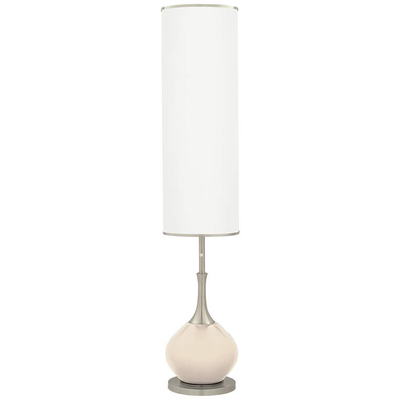 Image 1 Color Plus Jule 62 inch High Modern Steamed Milk White Floor Lamp