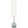 Color Plus Jule 62" High Modern Vast Sky Blue Floor Lamp