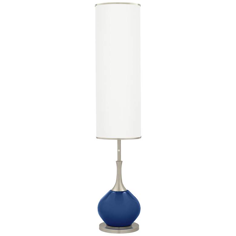 Image 1 Color Plus Jule 62" High Monaco Blue Modern Floor Lamp