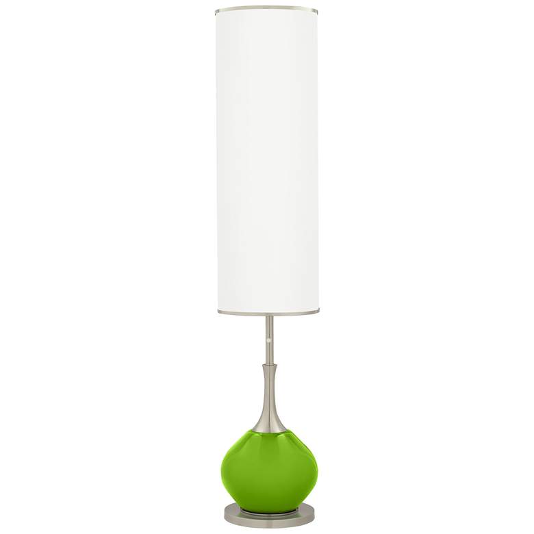 Image 1 Color Plus Jule 62 inch High Neon Green Modern Floor Lamp