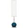 Color Plus Jule 62" High Oceanside Blue Modern Floor Lamp
