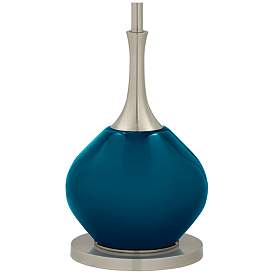 Image4 of Color Plus Jule 62" High Oceanside Blue Modern Floor Lamp more views