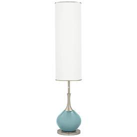 Image1 of Color Plus Jule 62" High Raindrop Blue Modern Floor Lamp