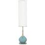 Color Plus Jule 62" High Raindrop Blue Modern Floor Lamp