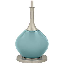 Image4 of Color Plus Jule 62" High Raindrop Blue Modern Floor Lamp more views