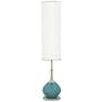 Color Plus Jule 62" High Reflecting Pool Blue Modern Floor Lamp