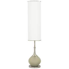 Image1 of Color Plus Jule 62" High Sage Green Glass Floor Lamp