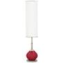 Color Plus Jule 62" High Samba Red Modern Floor Lamp